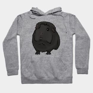 Black Crested Guinea Pig Hoodie